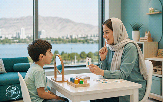 گفتار درمانی در دریاچه چیتگر