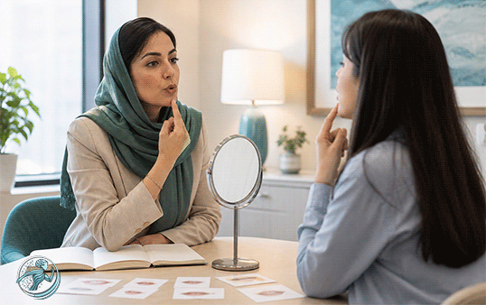 گفتار درمانی در دریاچه چیتگر
